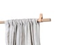 Single Leather Curtain Pole 0-720cm (Natural Oak, Walnut, Beech, Black, White)