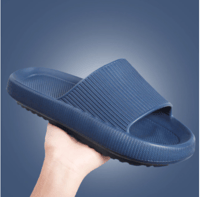 Women Thick Platform Slippers Summer Beach Eva Soft Sole Sandals Leisure Men Indoor Bathroom Anti-sl