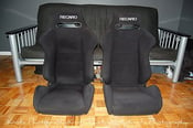 Image of black recaro speed seats 