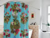 Mango and Flower Shower Curtain