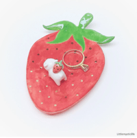 Image 4 of Strawberry bear ring dish 