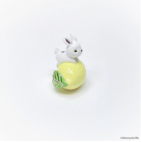 Image 2 of Lemon rabbit figurine