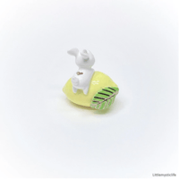 Image 3 of Lemon rabbit figurine 