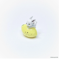 Image 4 of Lemon rabbit figurine 