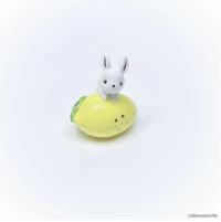 Image 5 of Lemon rabbit figurine