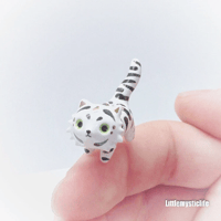 Image 1 of White tiger figurine