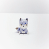 Image 2 of purple Wolf figurine