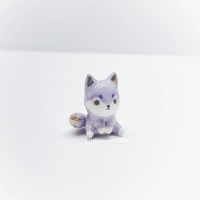 Image 4 of purple Wolf figurine