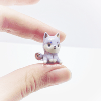 Image 5 of purple Wolf figurine