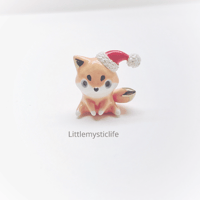 Image 4 of Christmas fox figurine 