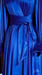 Image of True Blue "Beverly" Dressing Gown w/ Crystal Button Cuffs