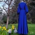 True Blue "Beverly" Dressing Gown w/ Crystal Button Cuffs PRE-ORDER FOR JULY Image 2