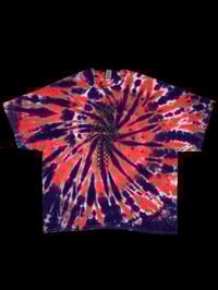 XXL. Hand tied, dyed, and screen printed shirt. Small batch. Made with preshrunk cotton shirt.#34