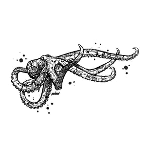 OCTOPUS INKTOBER 20