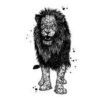 Image 2 of ASIAN LION INKTOBER 20