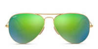 Image 2 of RAY BAN RB 3025 SUNGLASSES GOLD-GREEN