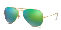 Image 4 of RAY BAN RB 3025 SUNGLASSES GOLD-GREEN