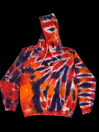 Large tie dyed hoodie 