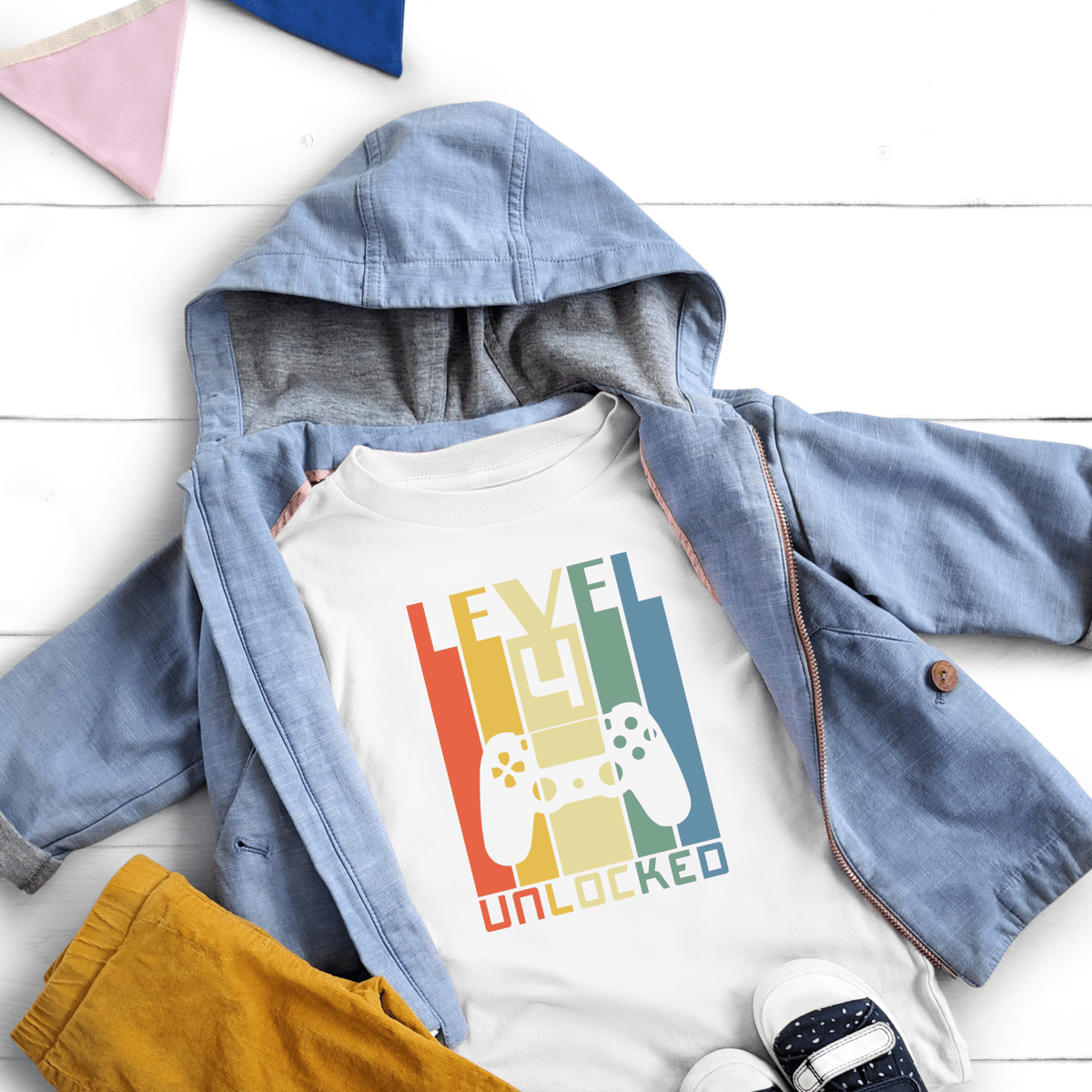 Image of Level 4 Unlocked Birthday Tee