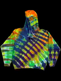 large tie dyed hoodie collab 2