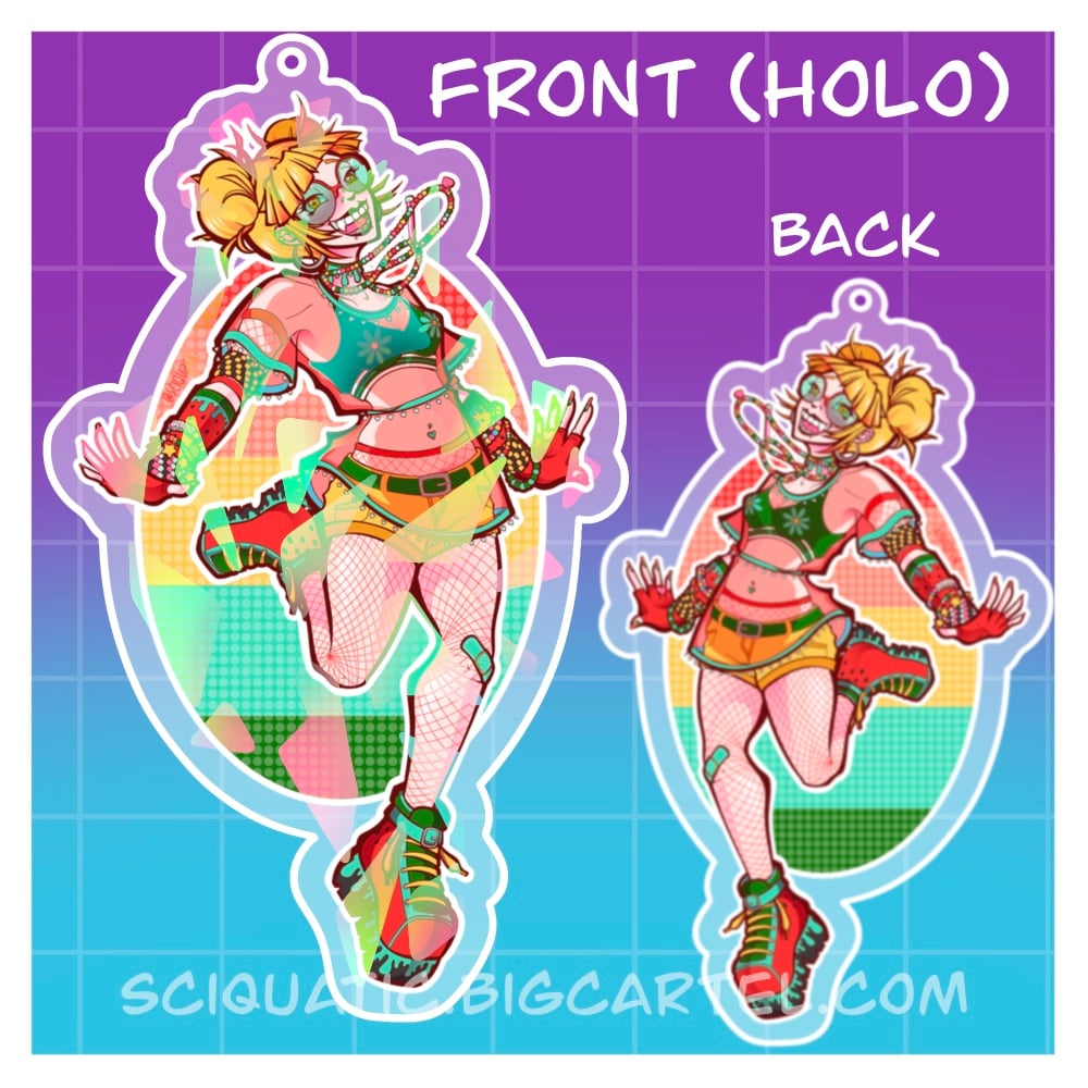Image of Watermelon 3” Holographic Charm