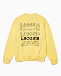 Image 2 of Lacoste Live Men's Sweatshirt Yellow