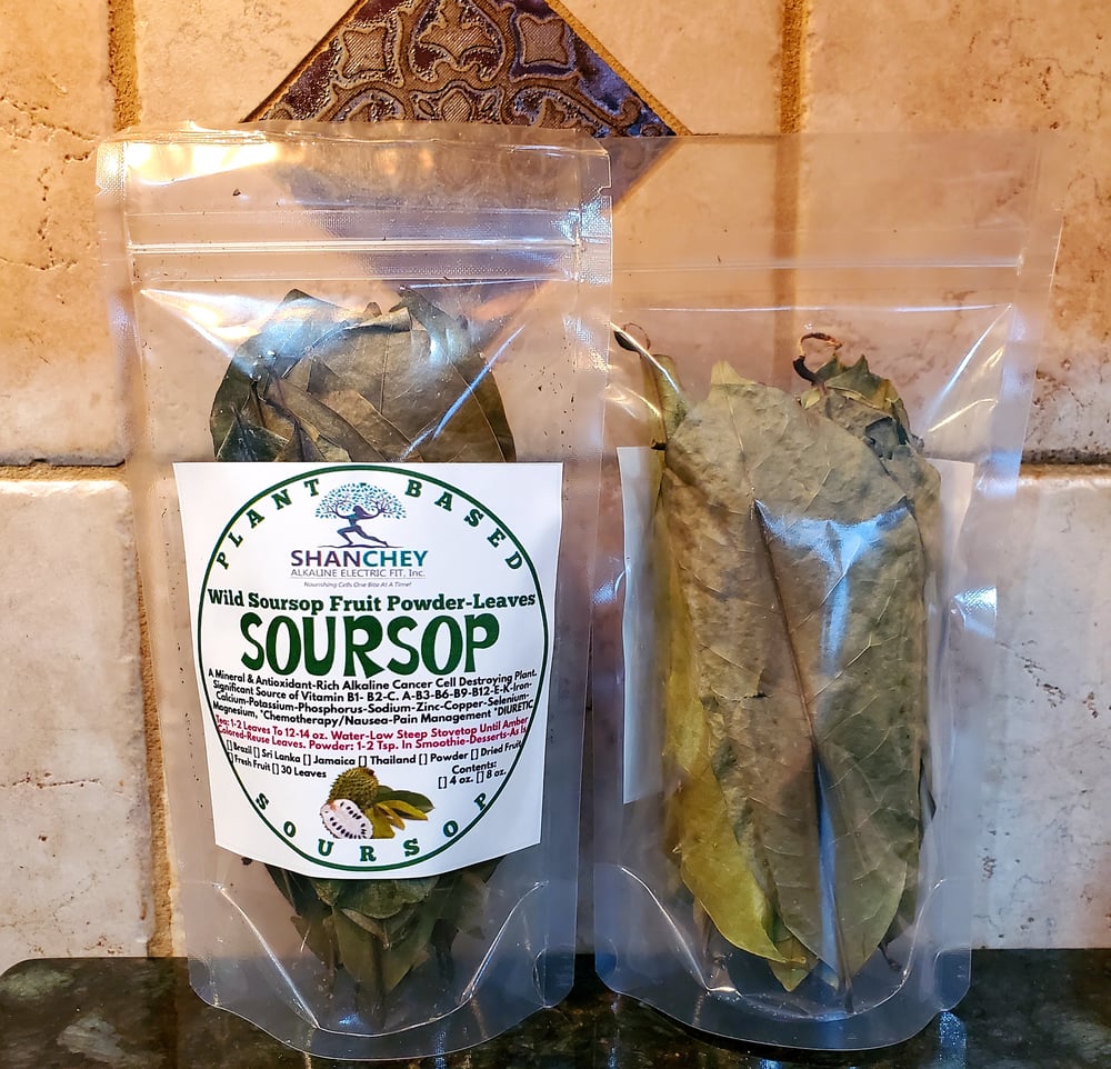 Wild Soursop Leaves/Fruit Powder. Pain-Stress-Immunity-Insomnia-Parasites-Bone-Chemo-Fibromyalgia