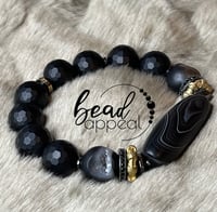 Image 2 of Matte Black Druzy 