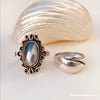 Delphinus Vintage Mother of Pearl Ring