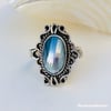 Delphinus Vintage Mother of Pearl Ring