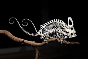 Image of Veiled Chameleon Pair - "Mating"