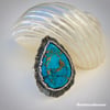 Siren's Song Turquoise Pyrite Ring
