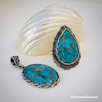 Image 2 of Siren's Song Turquoise Pyrite Ring