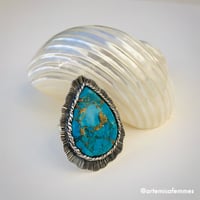 Image 1 of Siren's Song Turquoise Pyrite Ring