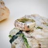 Iris Vintage Pink Mother of Pearl Ring