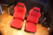 Image of DC2 red recaro seats