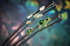 Mama + Baby Turtle & Flower Swirl Glass Straw Set
