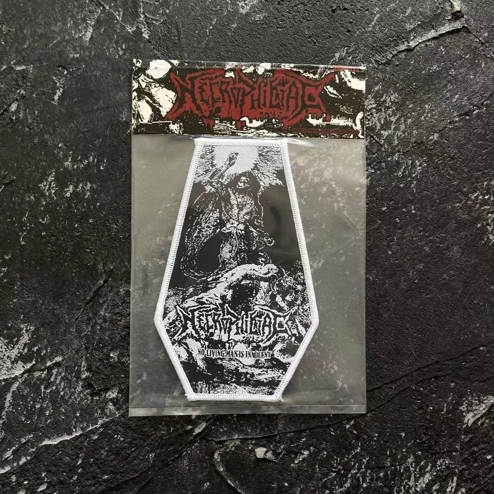 NECROPHILIAC - NO LIVING MAN IS INNOCENT OFFICIAL PATCH