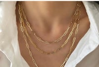 Image 1 of 20" Paperclip Chain Necklace 