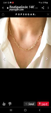 Image 4 of 20" Paperclip Chain Necklace 