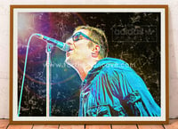 LIAM GALLAGHER / SPEZIAL PRINT - DIGITAL OIL DESIGN 