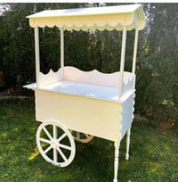 Image 2 of White Candy Cart 