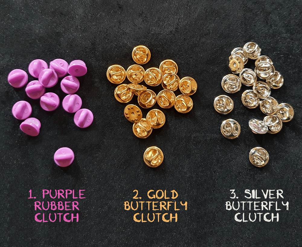 Spare Clutches (for enamel pins) Sunny's shop