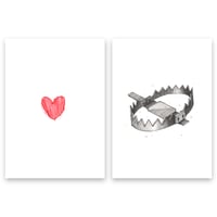 Image 2 of "It's a trap" - Mirrors - print