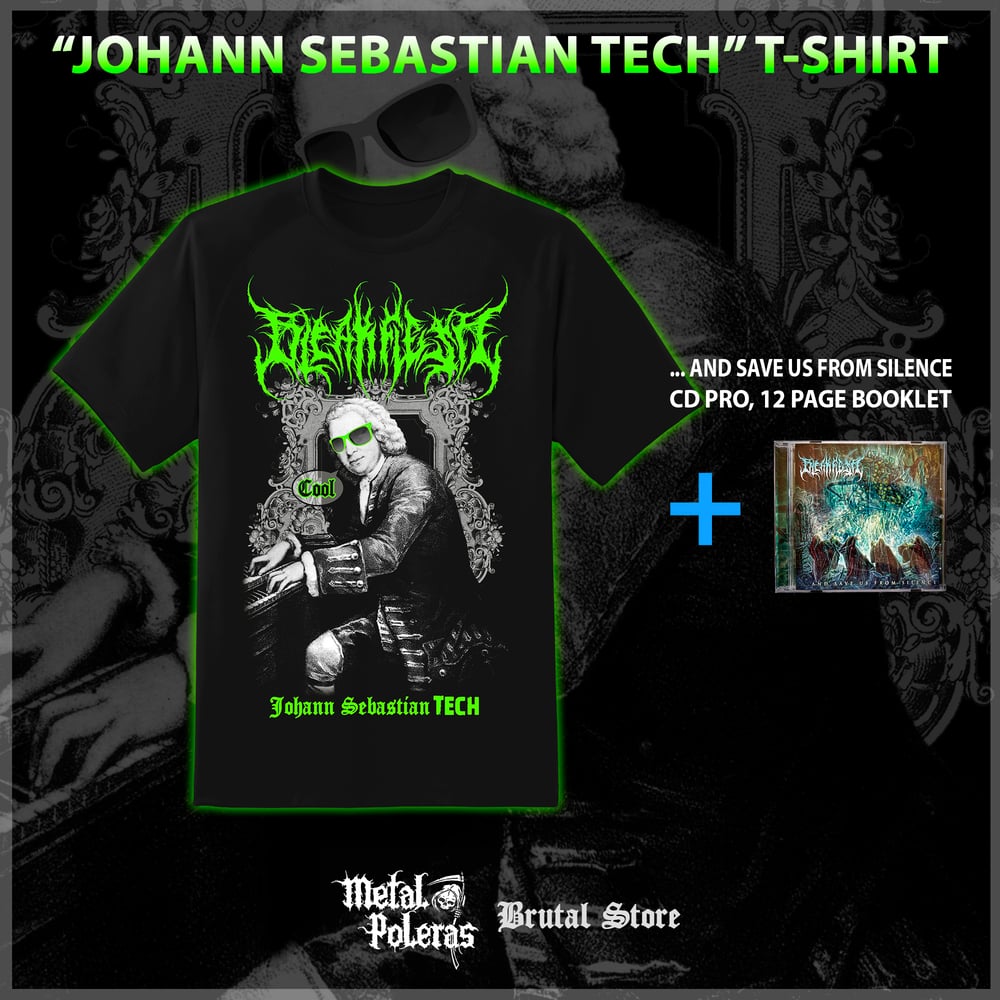 Image of *ORDER* JOHANN SEBASTIAN TECH T-SHIRT+CD