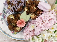 Mothers Day Chocolate Cakes and Flowers