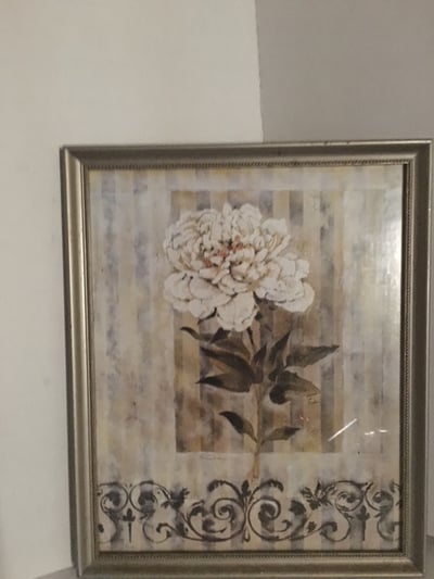 Image of METALLIC FLORAL PRINT