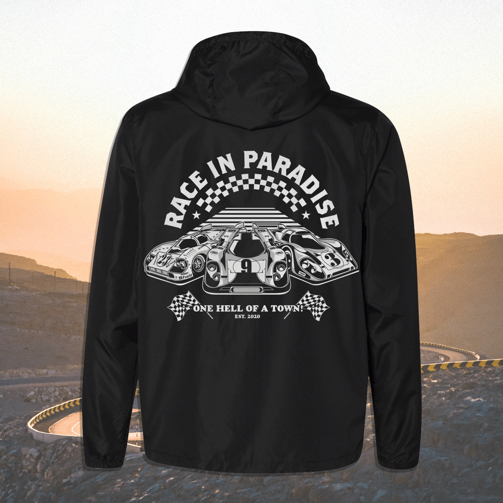 Race in Paradise Windbreaker 