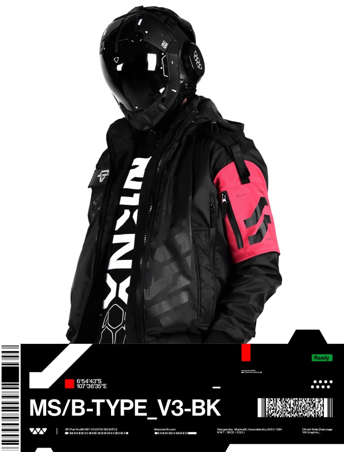 MS/B-TYPE_V3-BK | 5060™ by Machine56