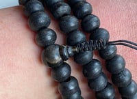 Image 5 of Buffalo Horn Buddhist Mala • 10mm • Yak Horn Guru Bead